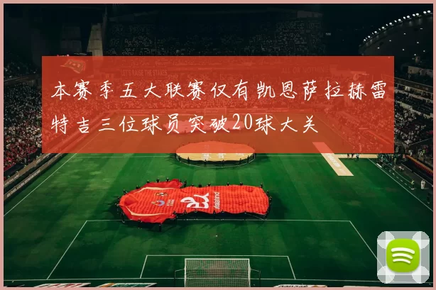 本赛季五大联赛仅有凯恩萨拉赫雷特吉三位球员突破20球大关